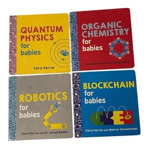 4 Baby University Board Books Lot Quantum Physics for Babies Series Chris Ferrie